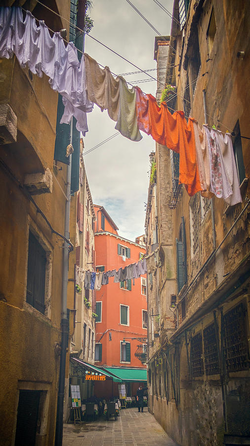 Italian Washing Day Photograph by Catherine Reading