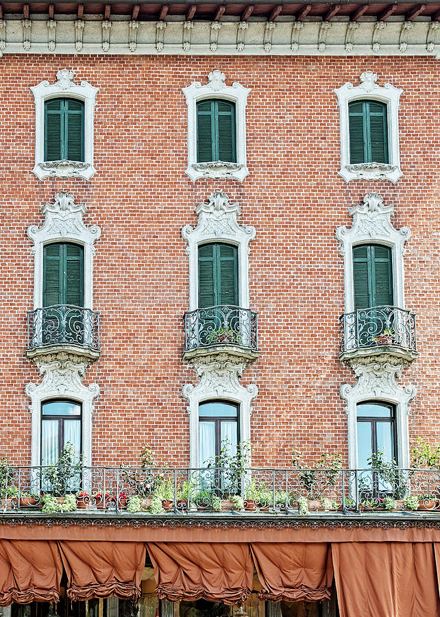 Italian Windows Photograph by Catherine Reading