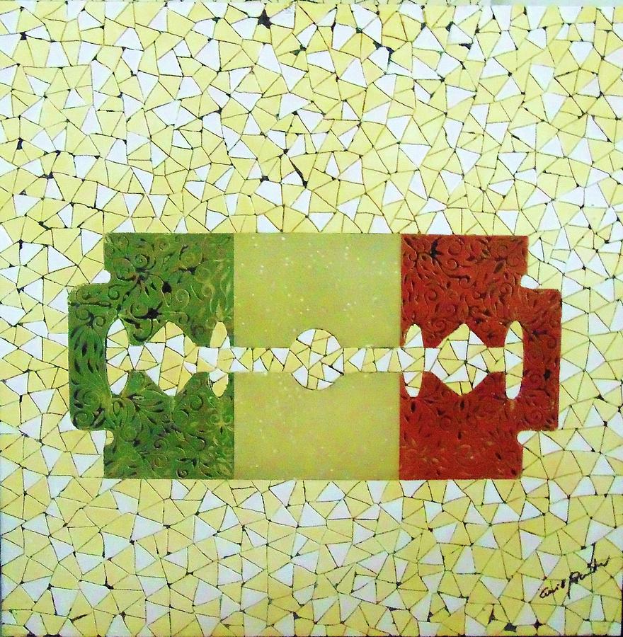 Popart Painting - Italy by Emil Bodourov Popart Painting - Italy by Emil Bodourov