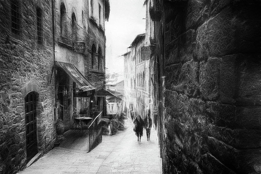 City Photograph - Italy Impressions - impressionist street photography by Frank Andree