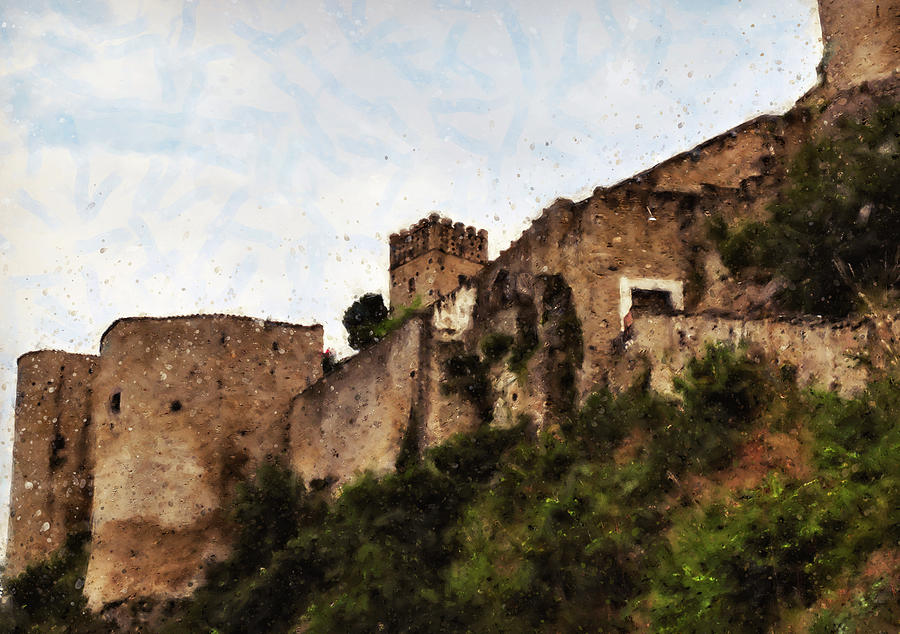 Italy, panoramas from Abruzzo - 01  Painting by AM FineArtPrints