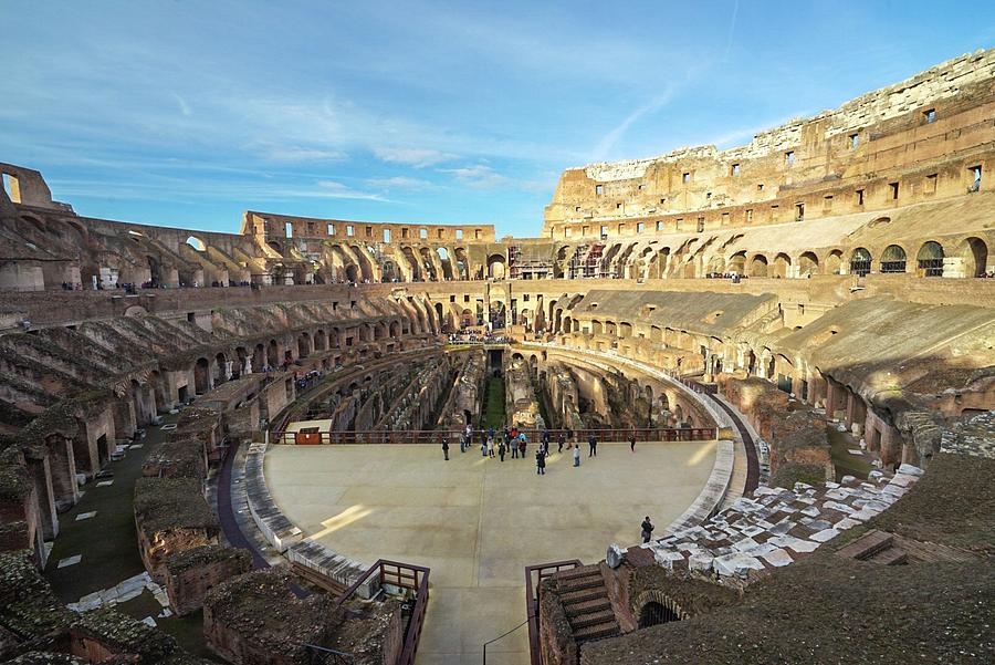Italy Photograph - Italy Rome Colosseum  by Street Fashion News