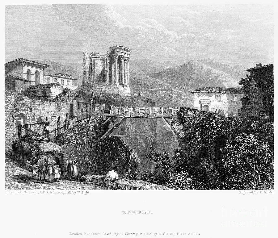 Italy: Tivoli, 1832 Photograph by Granger