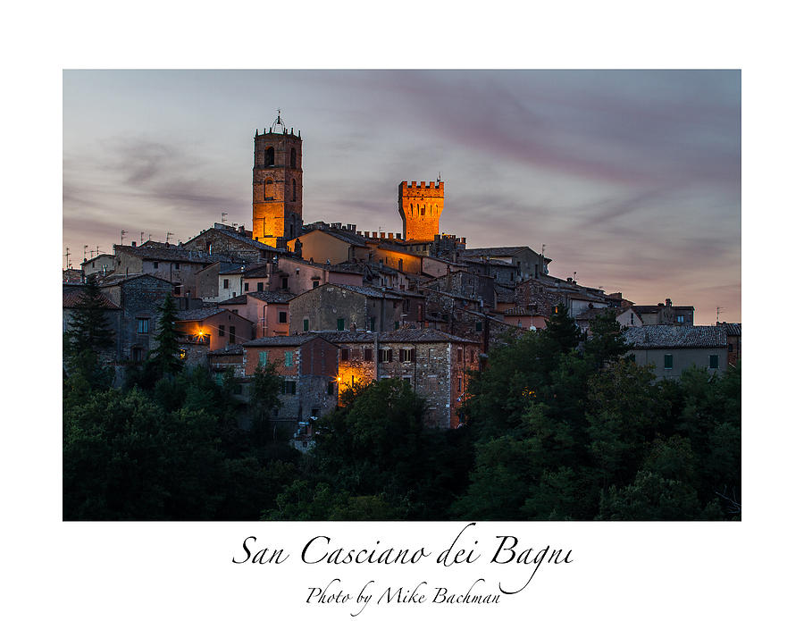 Italy with title Photograph by Mike Bachman