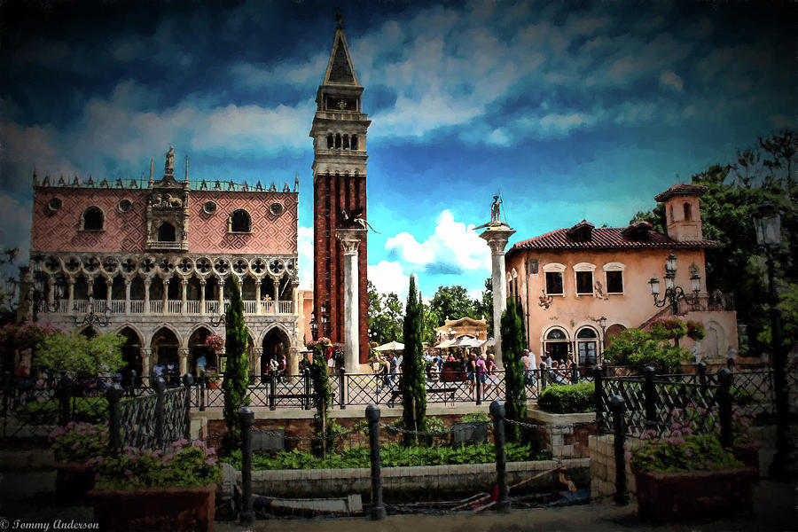 Italy World Showcase Epcot Photograph by Tommy Anderson