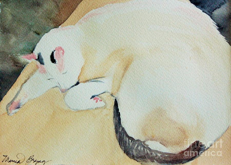 Itchigo At Rest Painting by Marcia Breznay