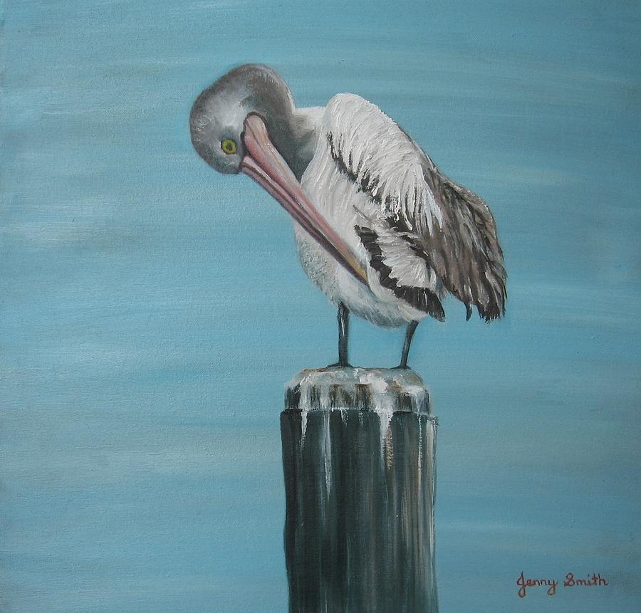 Itchy Feathers Painting by Jenny Smith - Fine Art America