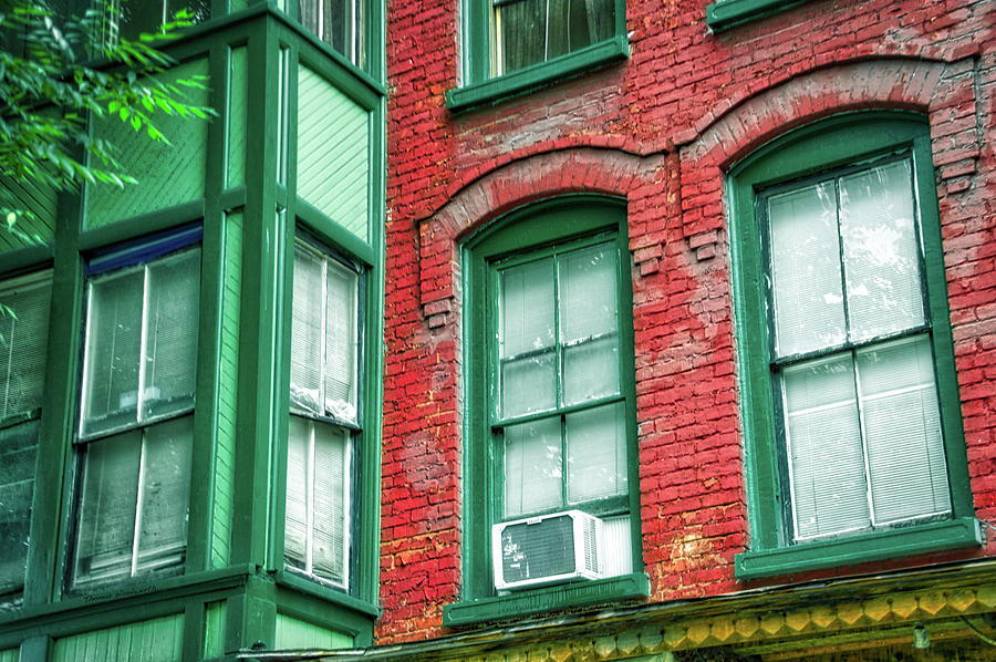 Ithaca New York Apartment Windows Photograph by Thomas Woolworth