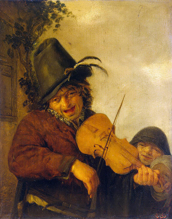 Itinerant Musicians Painting