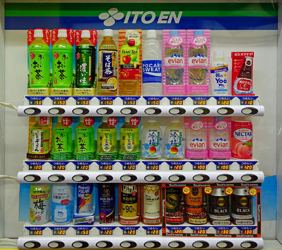 Ito En Vending Photograph by Robert Meyers-Lussier