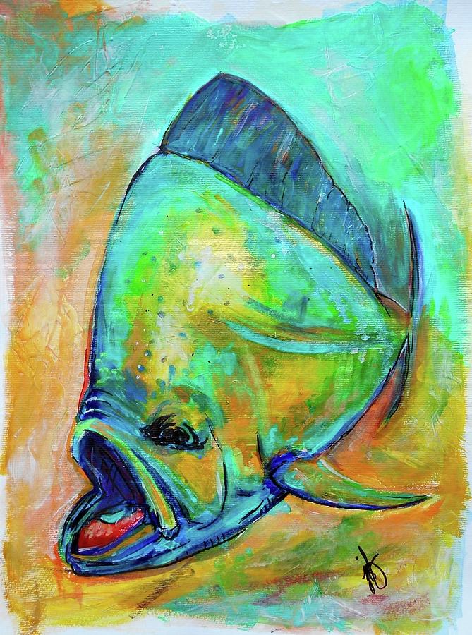 It's a Bad Day to Be a Fish Painting by Jordan Bodenhamer | Fine Art ...