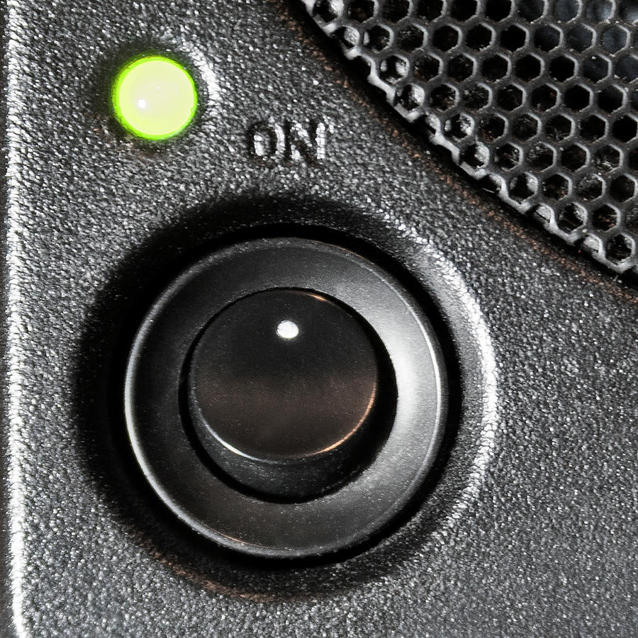 On Off Photograph - Its a Button by Micah Offman
