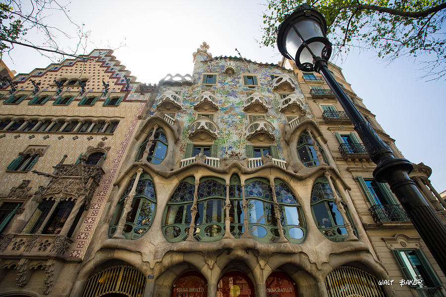 Its a Gaudi House Photograph by Walt  Baker