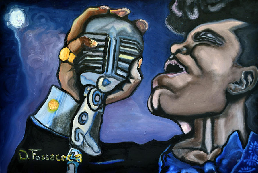 Its A Mans World- James Brown Painting by David Fossaceca