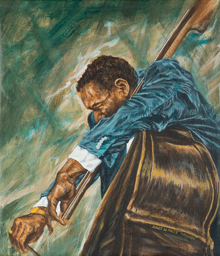 Its all about that Bass Painting by Roger W Price