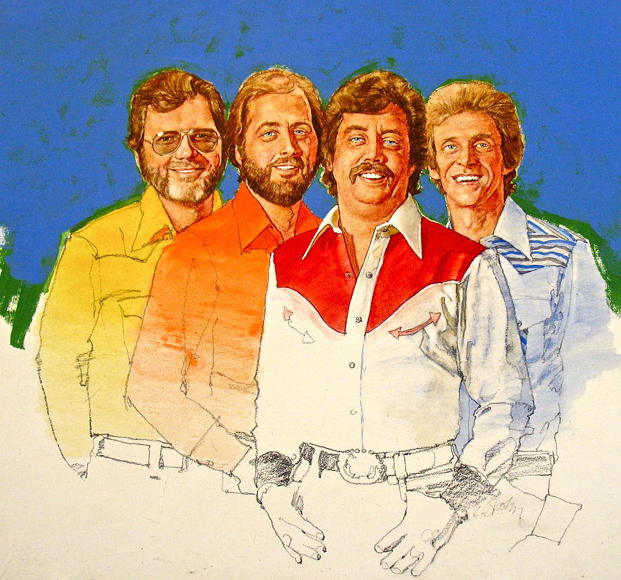 Its Country 2 - Statler Brothers Painting by Cliff Spohn
