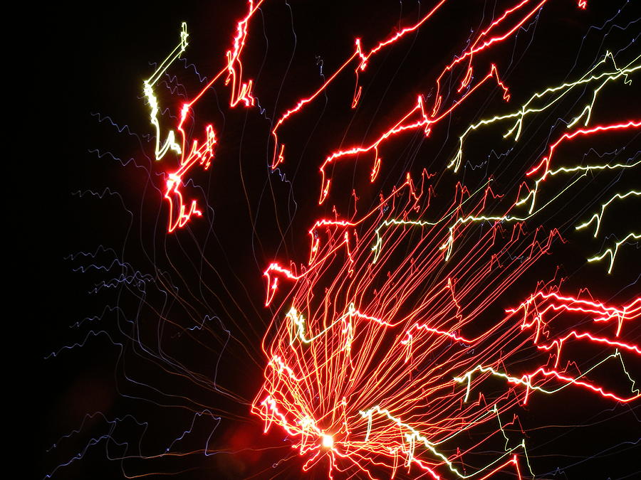Fireworks Photograph - Its Electric by James and Vickie Rankin