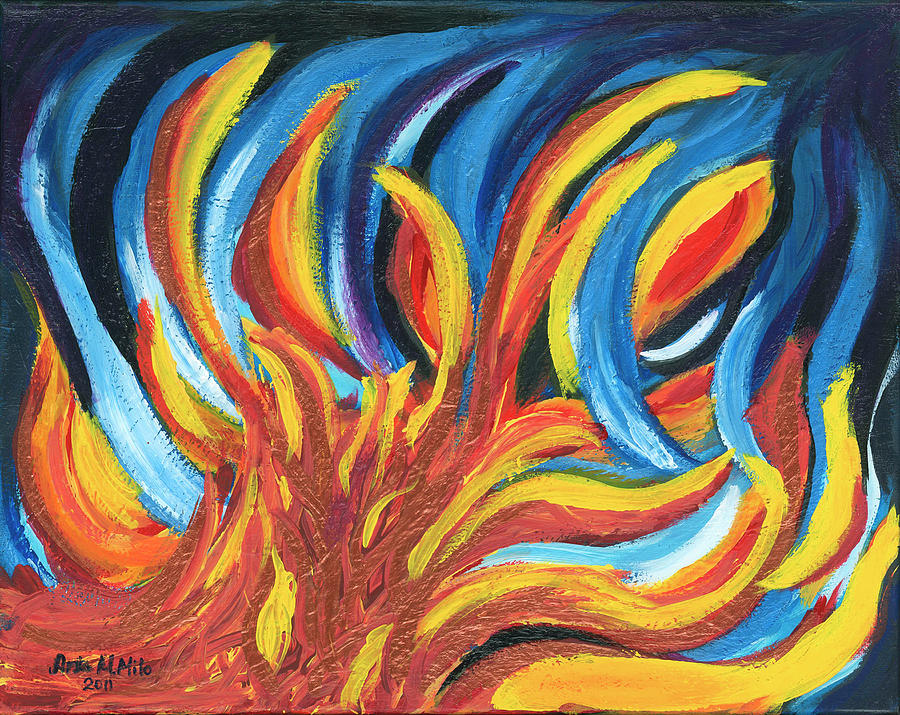 Its Elemental Painting by Ania M Milo
