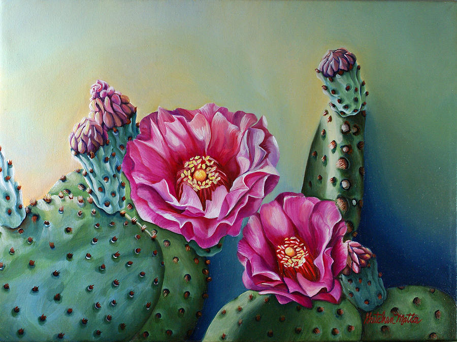 Flower Painting - Its Good to Have Buds by Gretchen Matta