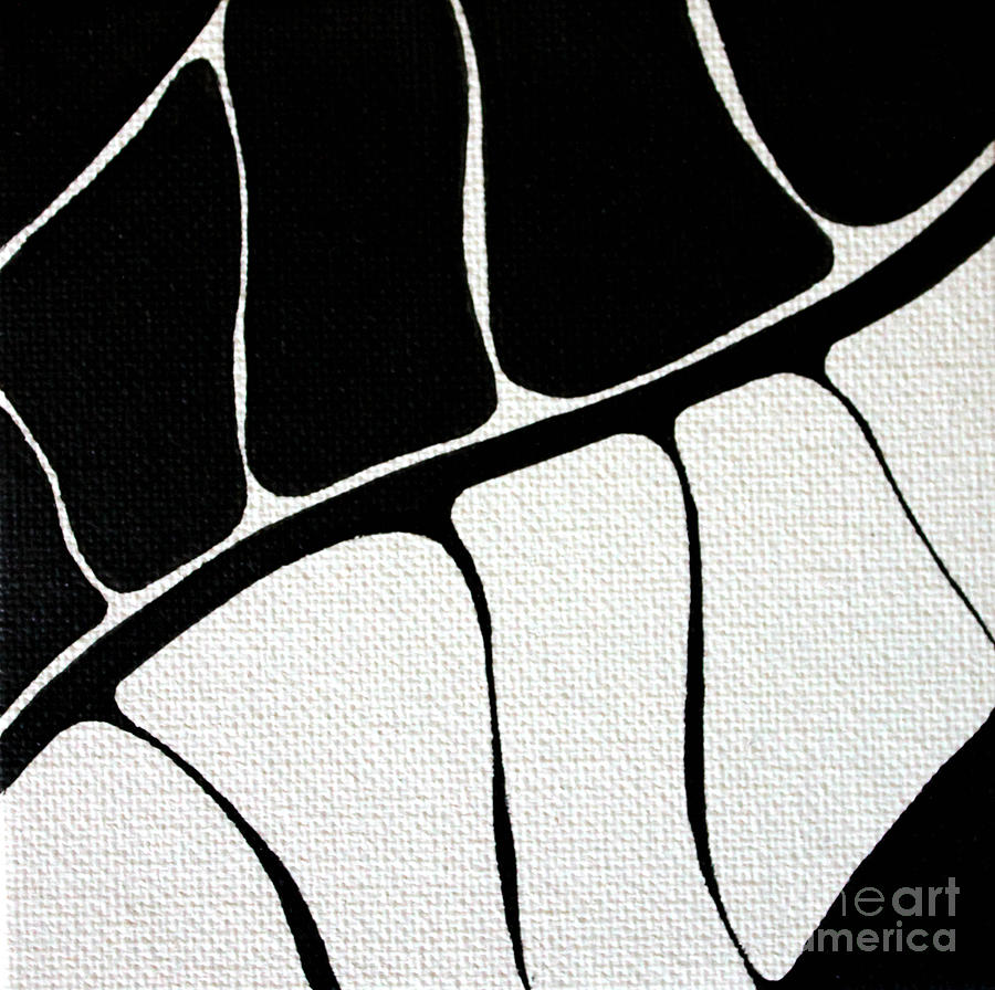 Black And White Painting - Its In My Bones by Julia Fawcett