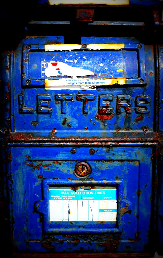 Old Mailbox Photograph - Its in the mail. by Imagery-at- Work