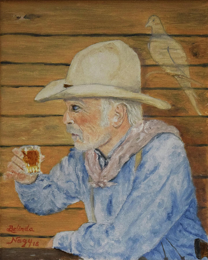 Robert Duvall Painting - Its Not Dyin Im Talkin About, Its Livin by Belinda Nagy