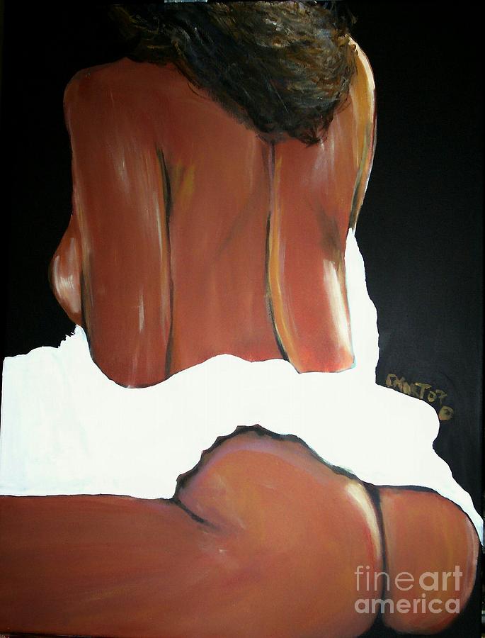 Its not just your booty, but your beauty Painting by Tyrone Hart