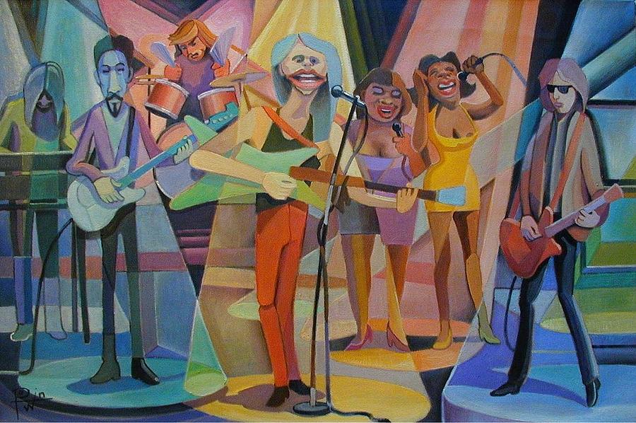 Music Painting - Its Only Rock and Roll by Henry Potwin