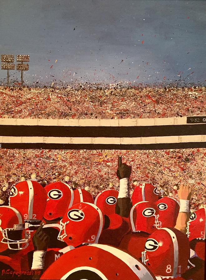 Its Saturday In Athens Painting