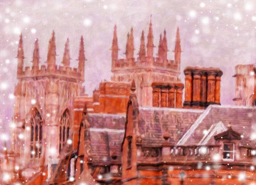 Its Snow Beautiful in York Photograph by Diane Lindon Coy