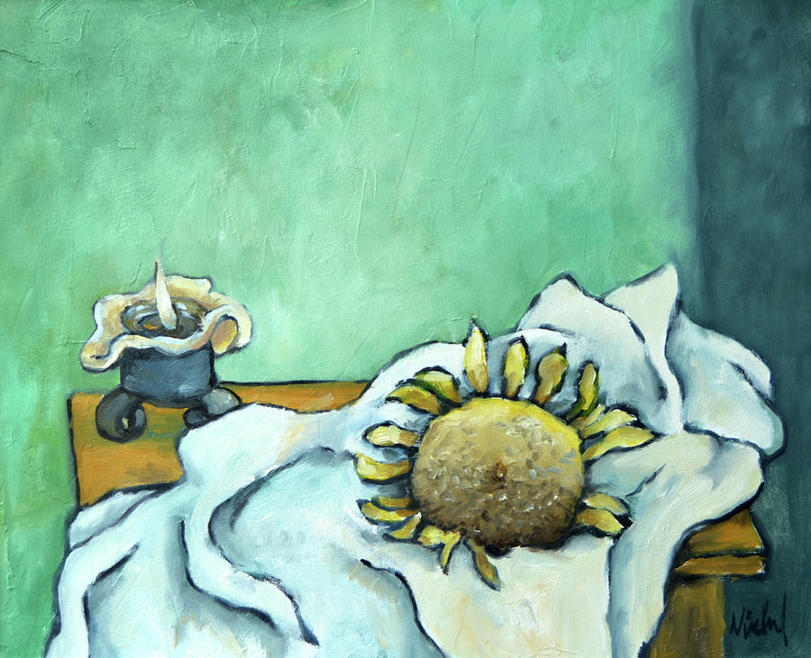 Its Still Life with Clean Sheet and Possibilities Painting by Pic Michel