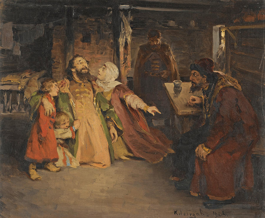 Ivan the Terrible Painting by Klavdi Vasilievich Lebedev