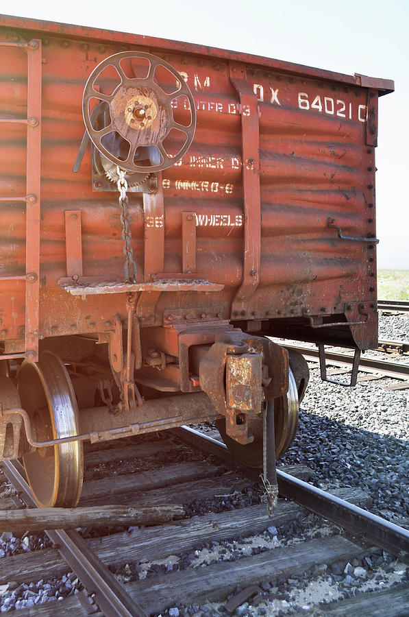 Ivanpah Railroad Car Photograph by Kyle Hanson