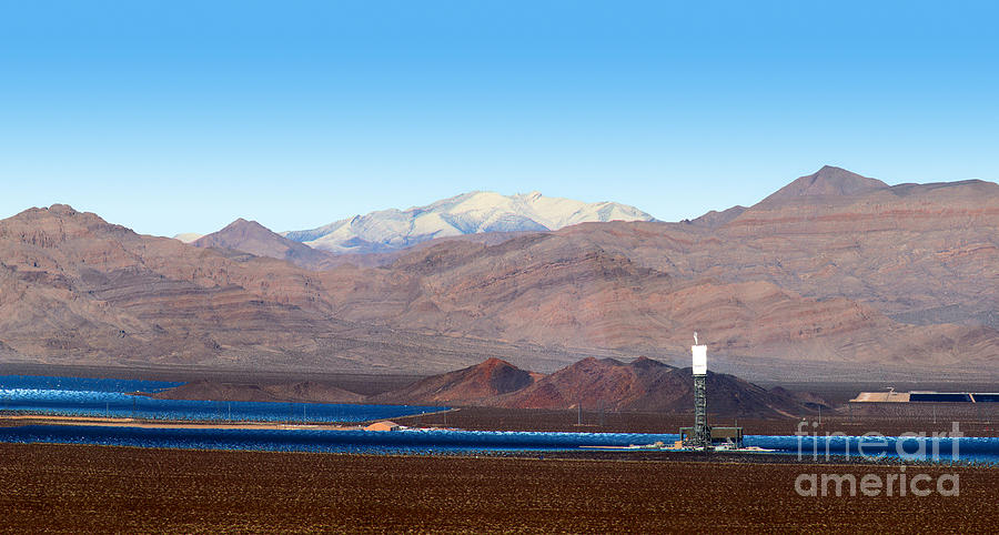 Ivanpah Solar Electric Generating System Panorama Photograph by Wernher Krutein