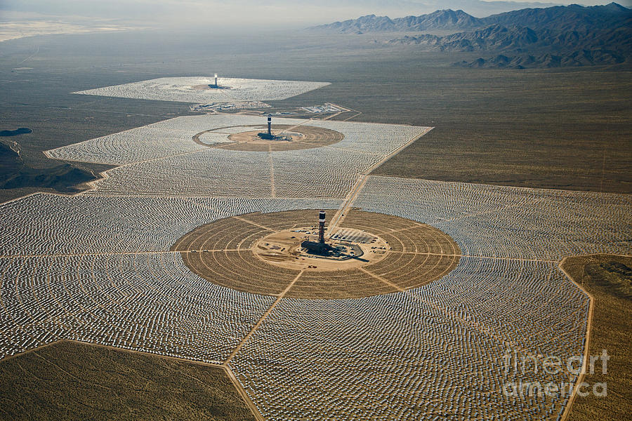 Ivanpah Solar Power Plant Photograph by Jim West