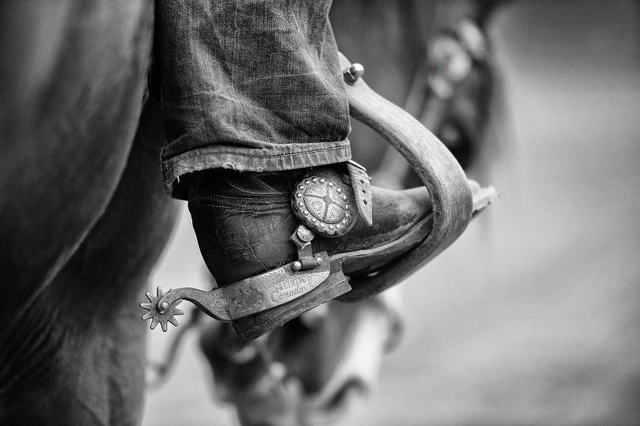Ive Got Spurs - Three Bars Ranch Photograph by Ryan Courson