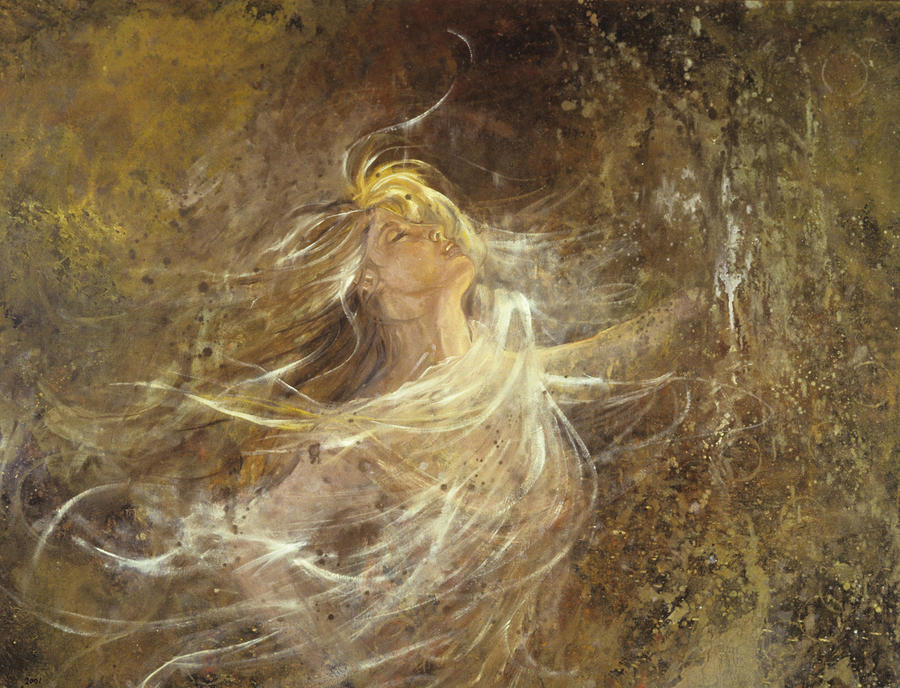 Women Dancing Painting - Ive seen the light by Jeanie Southworth