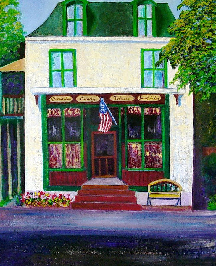 Ivyland Country Store Painting by Marita McVeigh