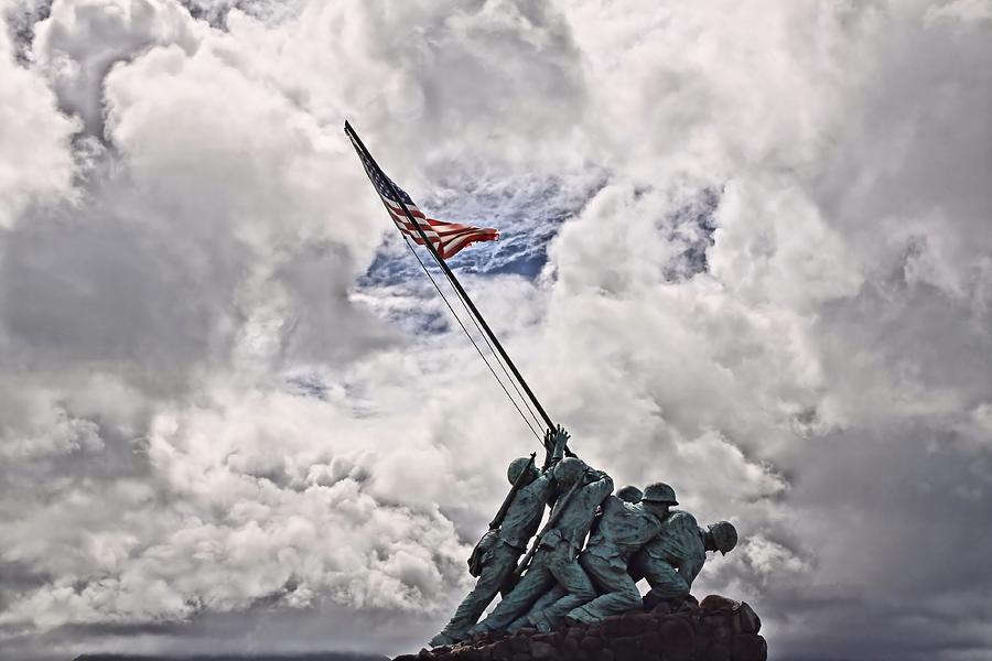 Iwo Jima Memorial Photograph by DJ Florek