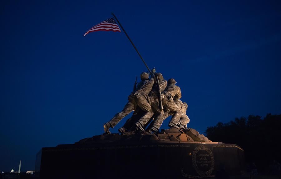 Iwo Jima Memorial Photograph by Shane Mossman - Pixels