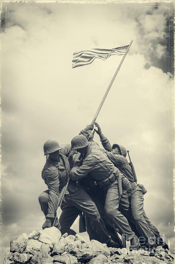 Iwo Jima Monument Photograph by Imagery by Charly