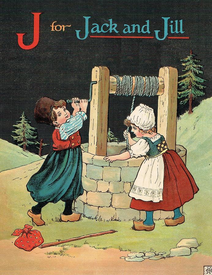 Victorian Painting - J for Jack and Jill by Reynold Jay