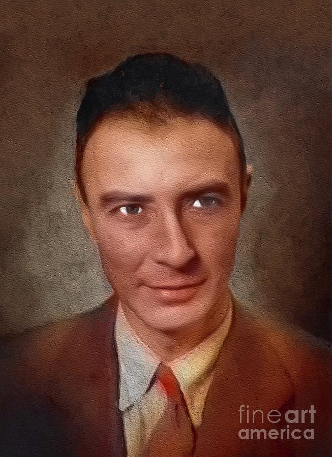 J. Robert Oppenheimer, Famous Scientist Painting by Esoterica Art