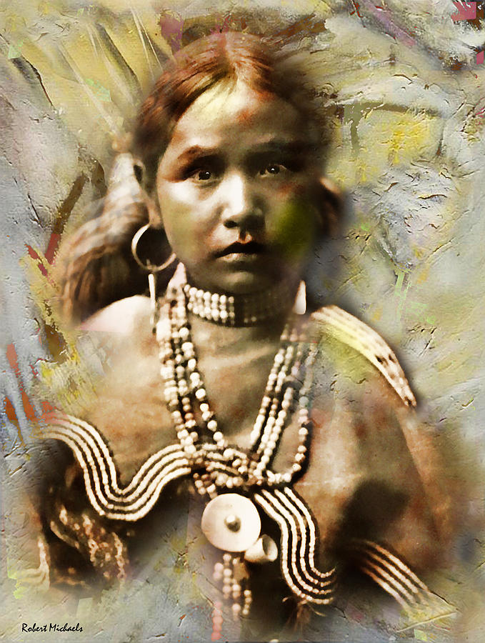 Jacarilla Maiden-Apache Photograph by Robert Michaels