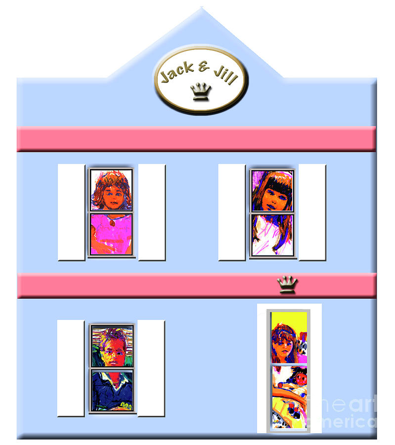 Children Painting - Jack and Jill Shop by Candace Lovely