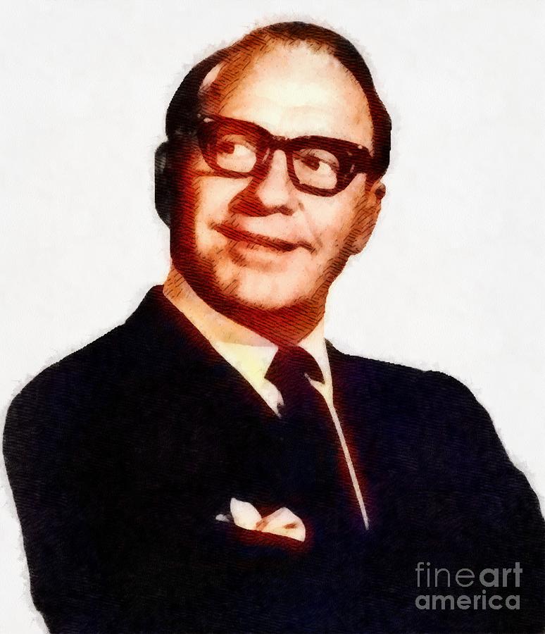 Hollywood Painting - Jack Benny, Comedy Legend by John Springfield by Esoterica Art Agency