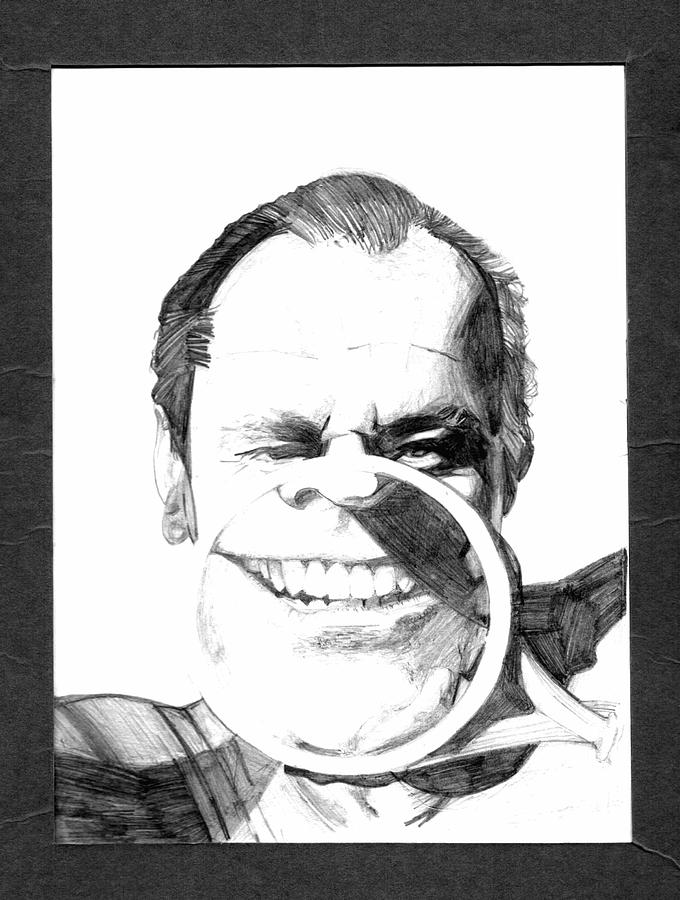 Jack Nicholson Drawing - Jack by Brian Child
