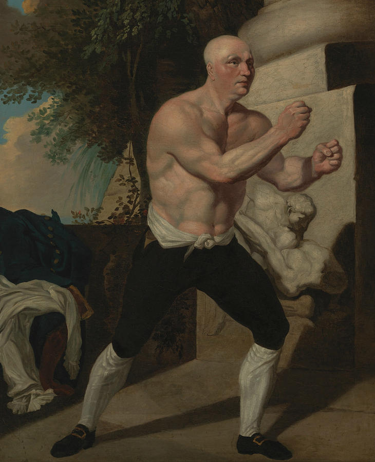 Jack Broughton, the Boxer Painting by John Hamilton Mortimer