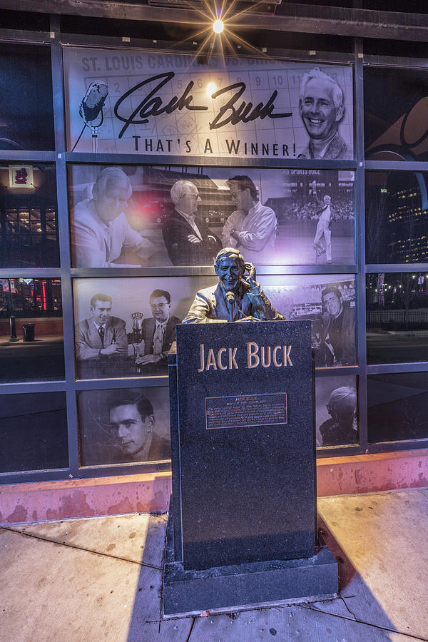 Jack Buck Busch Stadium St Louis  Photograph by John McGraw