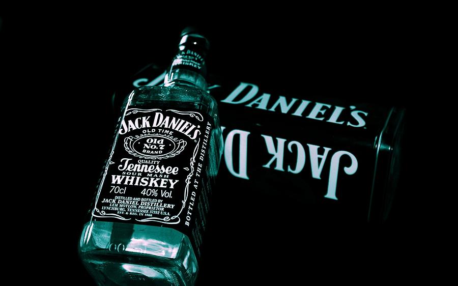 Bottle Photograph - Jack Daniels by Mariel Mcmeeking